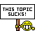 sucks :su