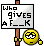 who gives :who